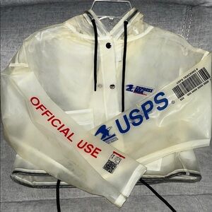 Vintage Forever 21 USPS Clear Jacket